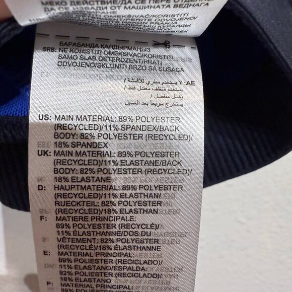 Nike Bold Blue Don't Rest Alphaskin Sports Bra Sz S NWT - Picture 6 of 10